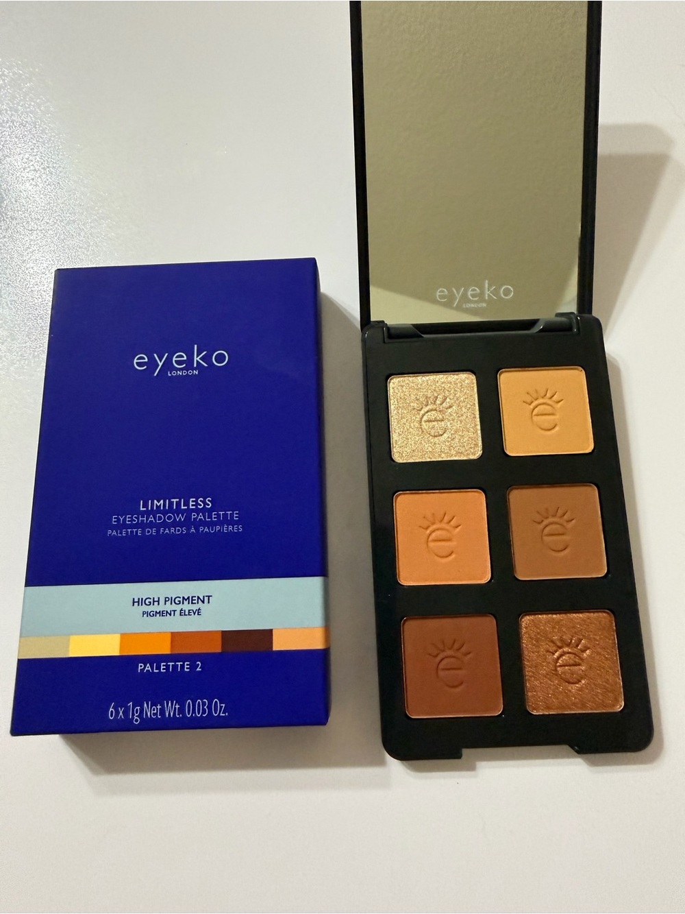 Eyeko London Limitless Eyeshadow Palette 2 - Warm Matte & Shimmer